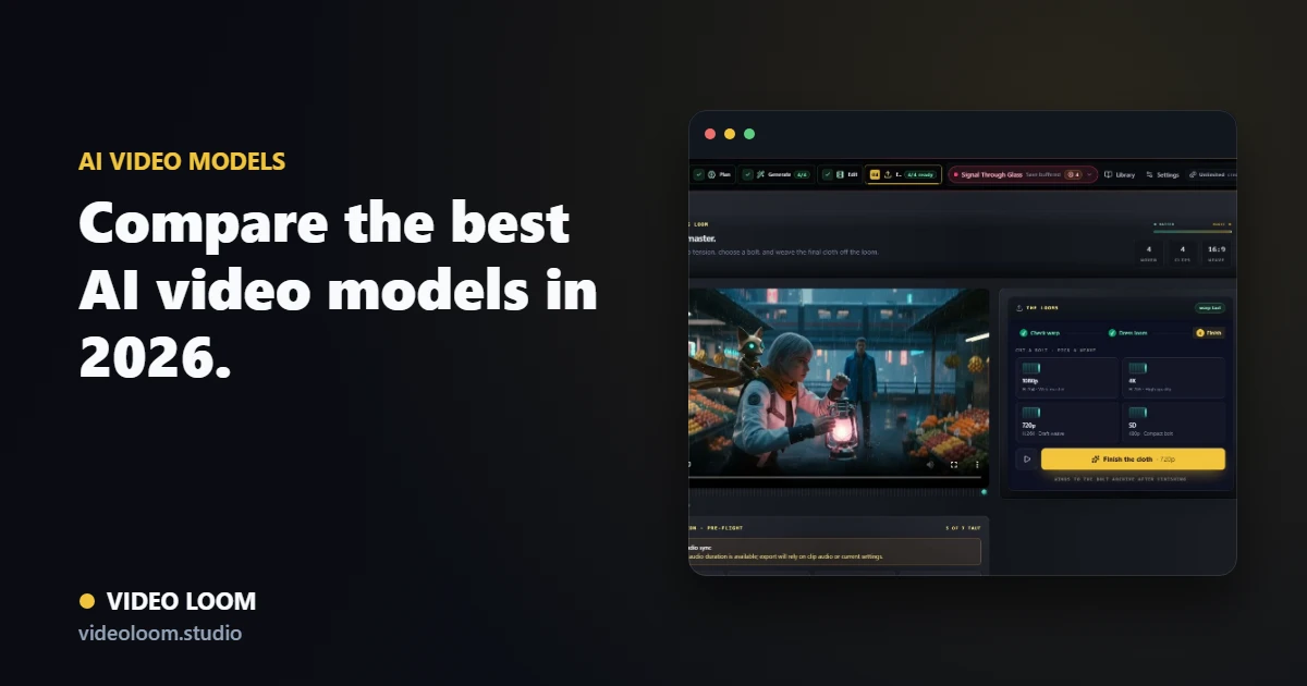 Which AI video model should you use?
